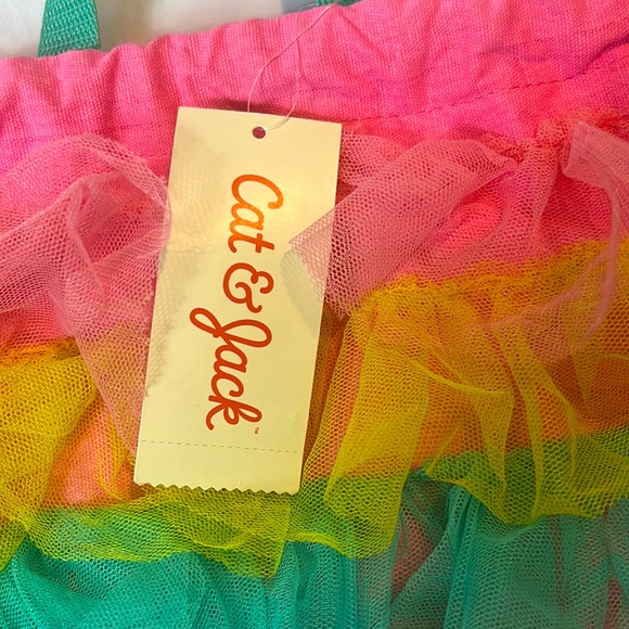 Multicolor Cat & Jack drawstring tulle bag - Picture 3 of 5